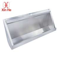 factory supply Cheap stainless steel Wall Hung trough urinal