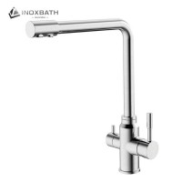 Two handles 360 degree rotation dring filtered tap water purifier taps kitchen mixer faucet