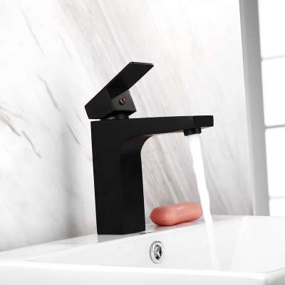 304 stainless steel brushed nickel hot and cold single lever handle wash basin mixer tap by CUPC factory direct faucets