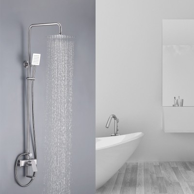 rainfall shower stainless steel tap bathroom home sanitary ware wall mounted